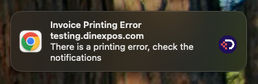 Desktop Notification