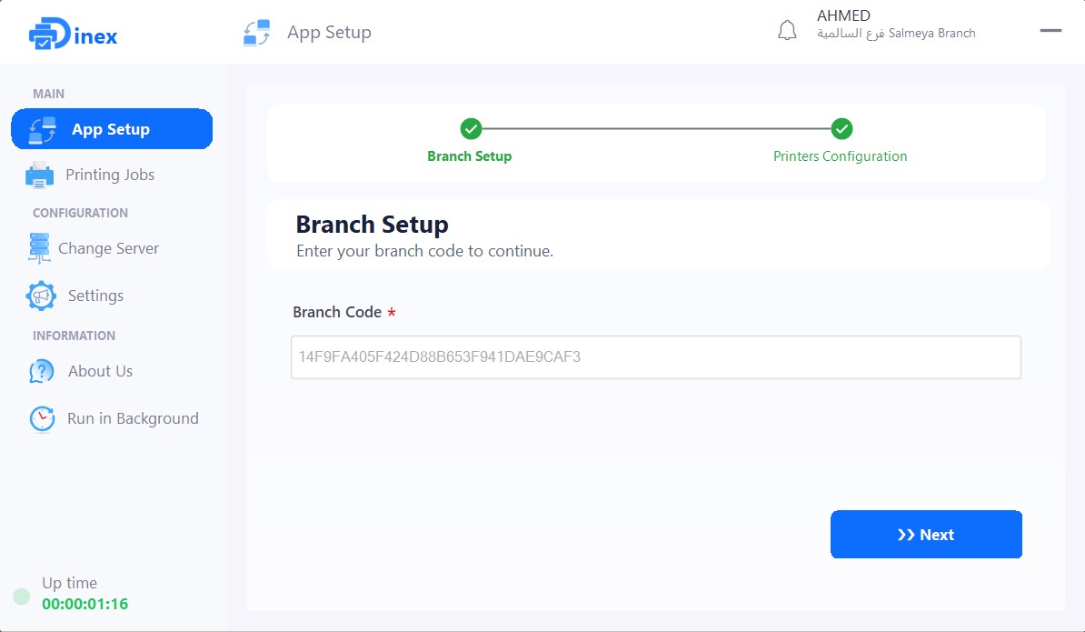 Desktop App Installation Step 1